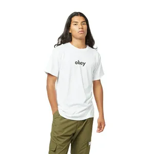 Футболка Obey Lower Case 2, белый, арт. OB165263411