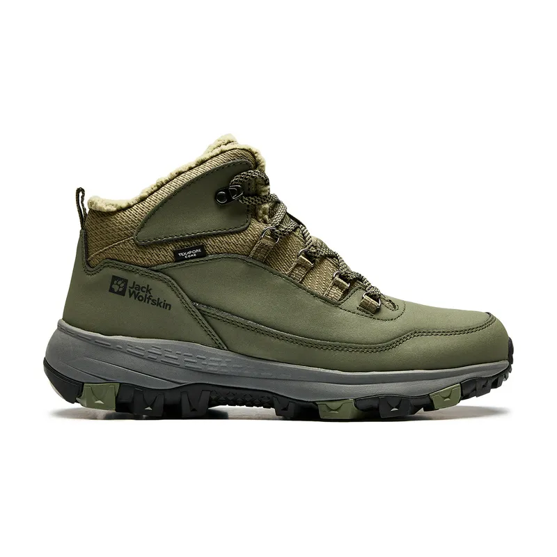 Ботинки Jack Wolfskin Everquest Texapore Mid, зеленый, арт. JW4053611