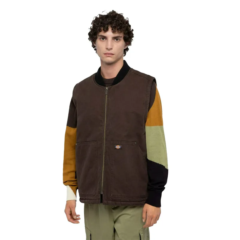 Жилетка Dickies Duck Canvas, коричневый, арт. DK0A4XFX