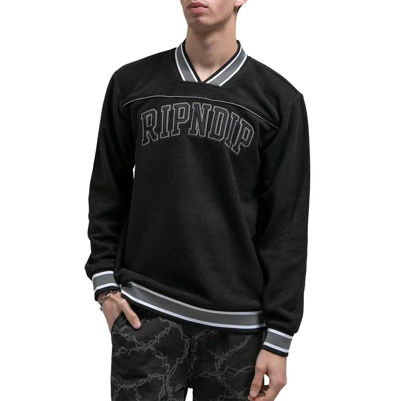 Толстовка RIPNDIP Team Spirit Polar Fleece, черный, арт. RNDSPR24110