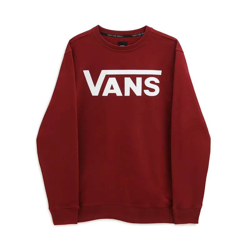 Толстовка Vans Classic Crew, бордовый, арт. VNVA456A