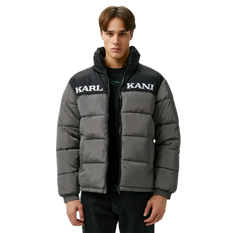 Куртка Karl Kani Retro Essential Puffer, серый, арт. KKKMJK01201601