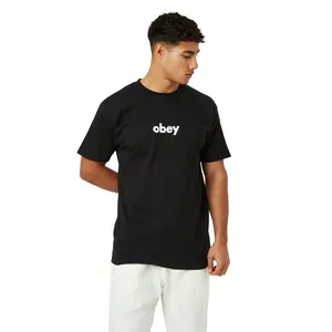 Футболка Obey Lower Case 2, черный, арт. OB165263411
