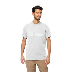 Футболка Jack Wolfskin Essential Logo, серый, арт. JW1809591