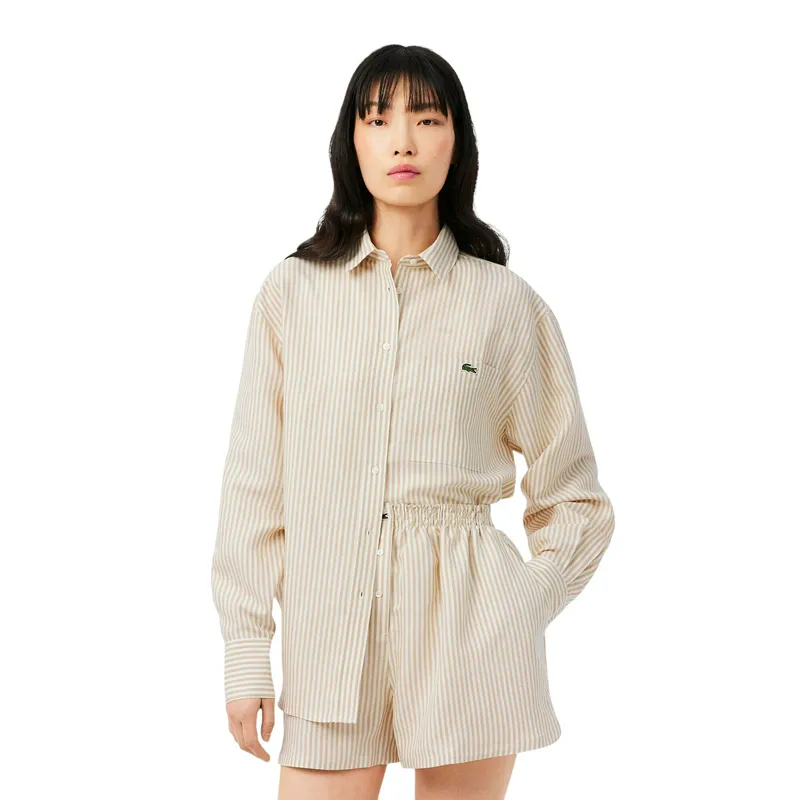 Рубашка Lacoste, бежевый, арт. CF1429