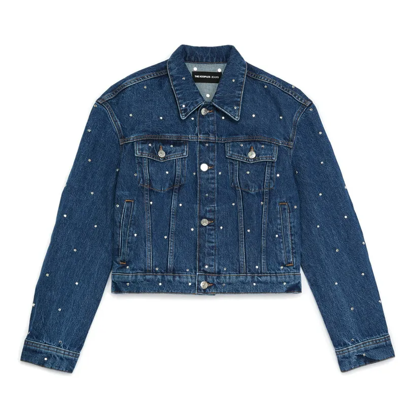 Куртка джинсовая The Kooples, синий, арт. FBLO23000J