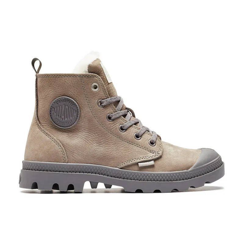Ботинки Palladium Pampa Hi Zip, серый, арт. PL95982