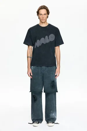 Футболка Les Benjamins Short Sleeve Tee 306, черный, арт. LB25FWHLOMUTS