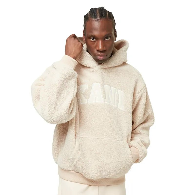 Толстовка Karl Kani Serif Teddy, бежевый, арт. KKKM2430192