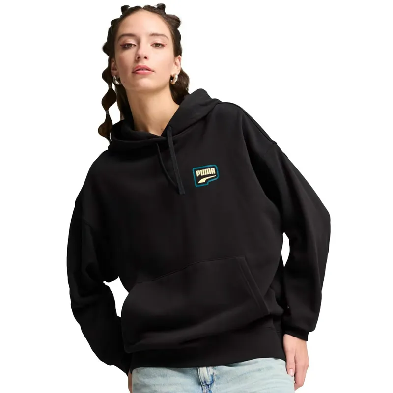 Толстовка Puma Downtown Oversized, черный, арт. PM626658