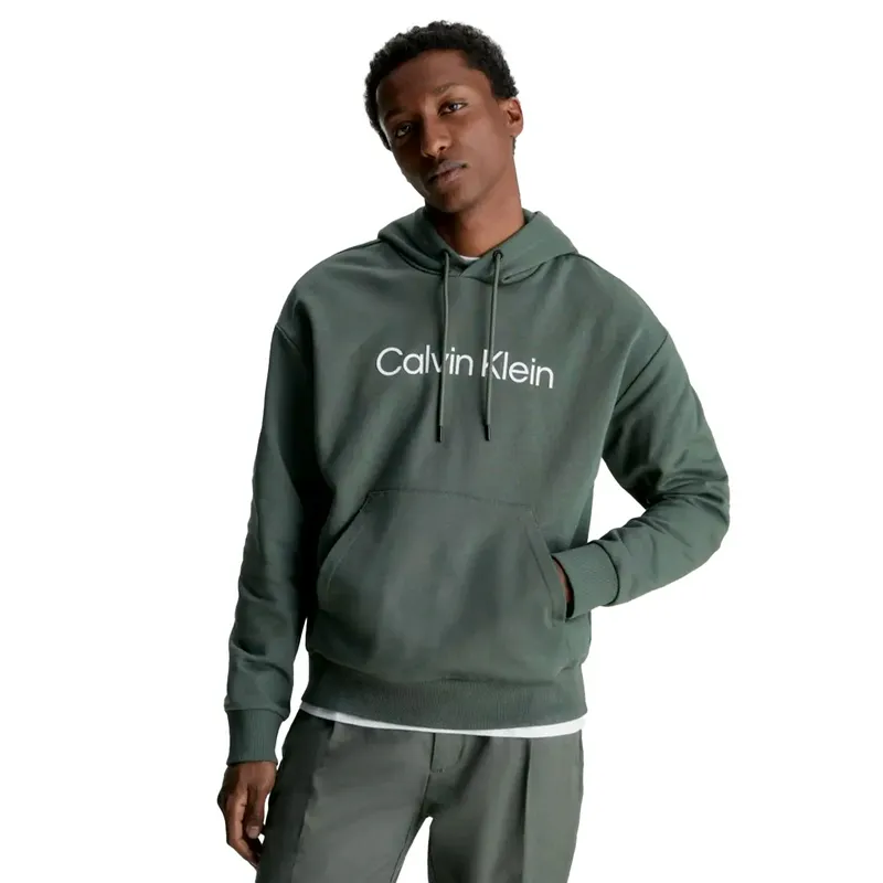 Толстовка Calvin Klein из хлопкового терри, зеленый, арт. CKK10K111345