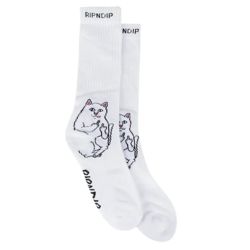 Носки Ripndip Lord Nermal, белый, арт. RNDD2111