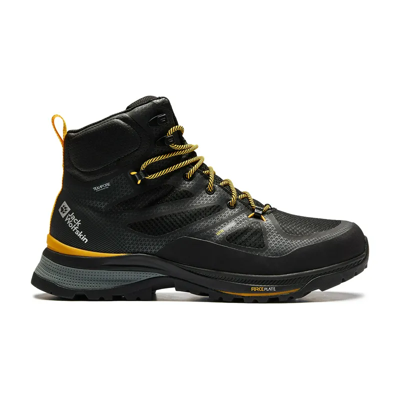 Ботинки Jack Wolfskin Force Striker Texapore Mid, черный, арт. JW4038823
