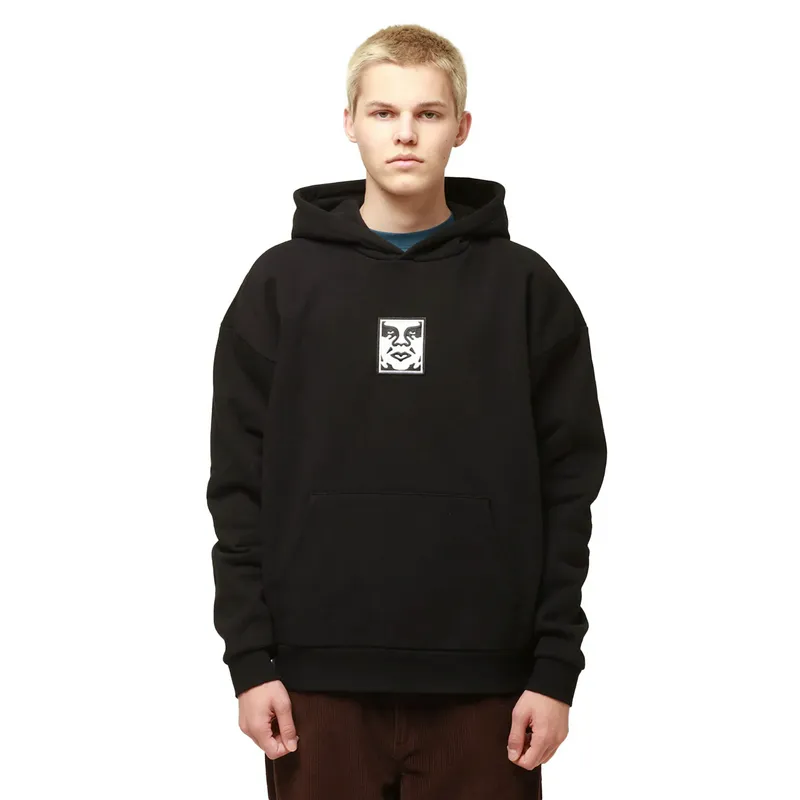 Толстовка Obey Icon Extra Heavy, черный, арт. OB112470196