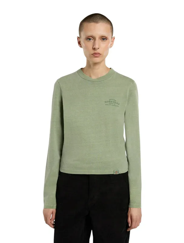 Лонгслив Dickies Christiana, зеленый, арт. DK0A87Q6
