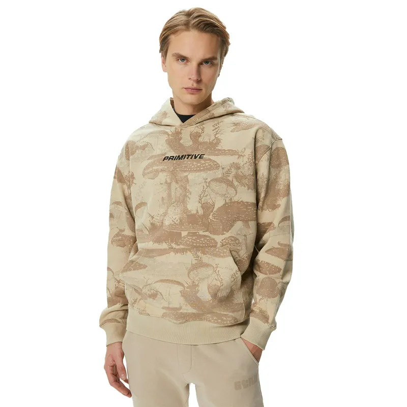Толстовка Primitive Harvest Hood, коричневый, арт. PRPA323242
