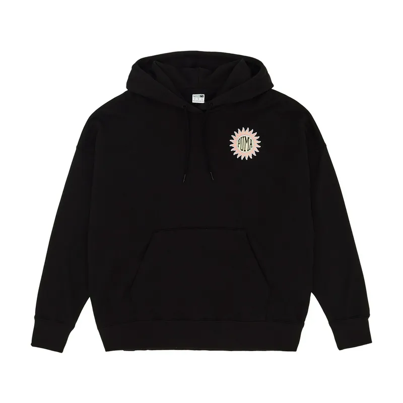 Толстовка Puma Downtown Relaxed Graphic, черный, арт. PM533583