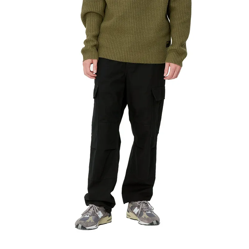 Брюки Carhartt WIP Regular Cargo, черный, арт. CTI032467