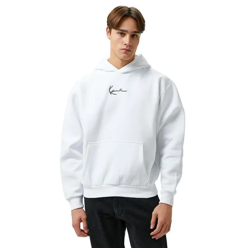 Толстовка Karl Kani Small Signature Essential Os, белый, арт. KKKMHD02100201