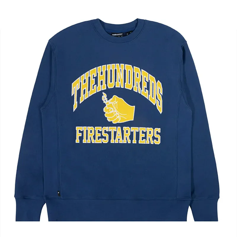 Толстовка The Hundreds Athletics Crewneck, синий, арт. HNT23F102009