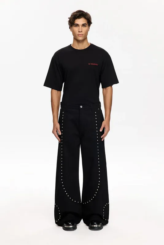 Брюки Les Benjamins Denim Pant, черный, арт. LB25FWTURMUDP