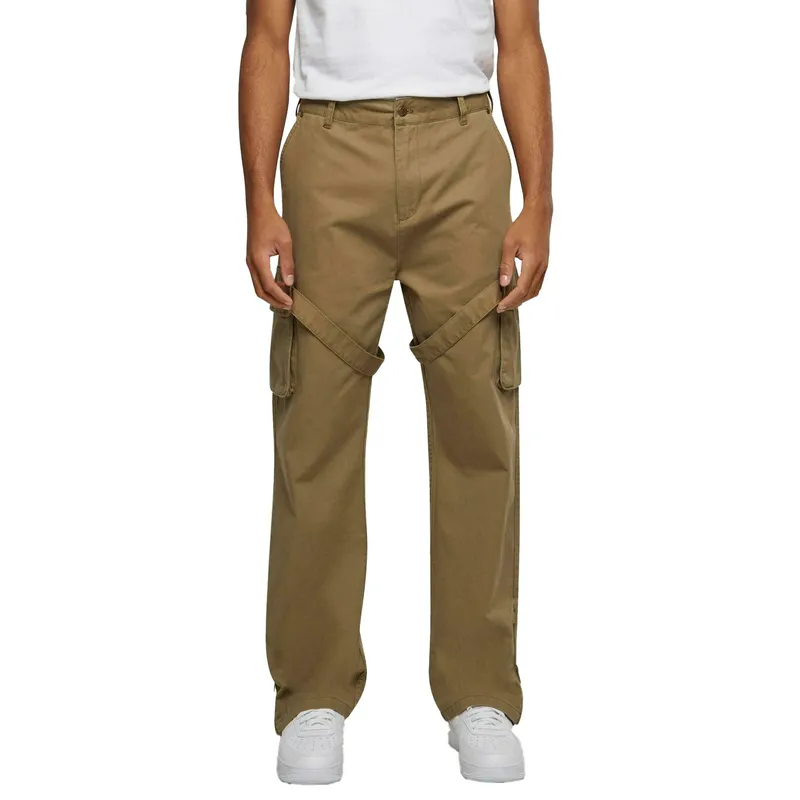 Брюки карго Karl Kani Small Signature Washed, коричневый, арт. KKKM2410191