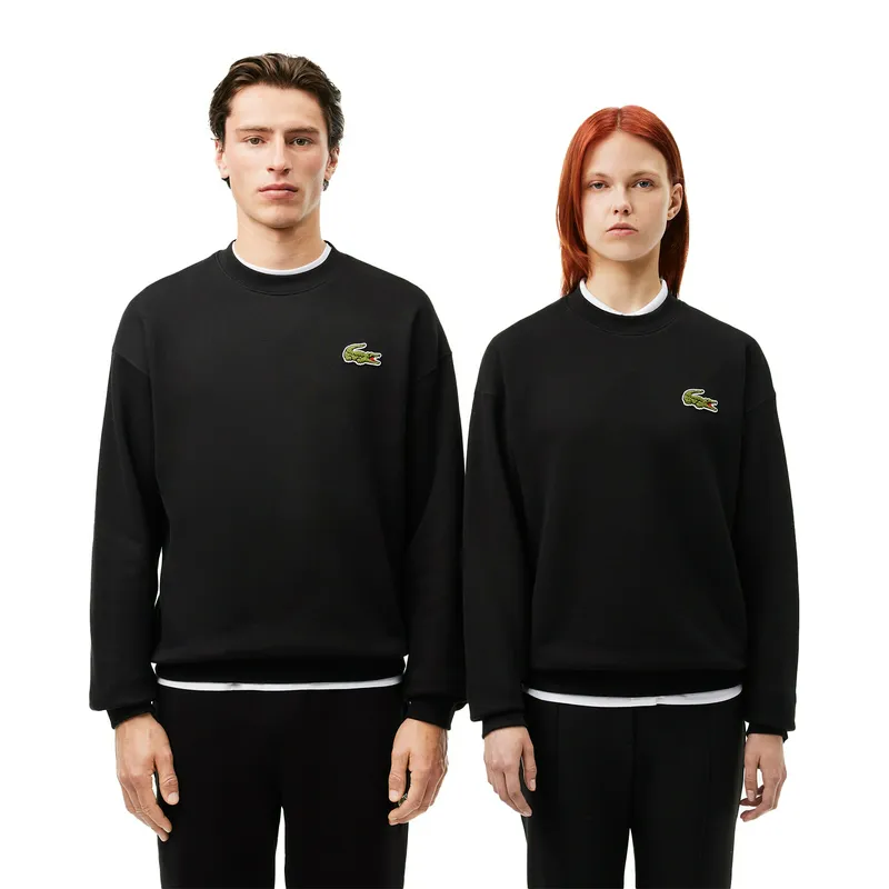 Толстовка Lacoste Signature, черный, арт. SH2741