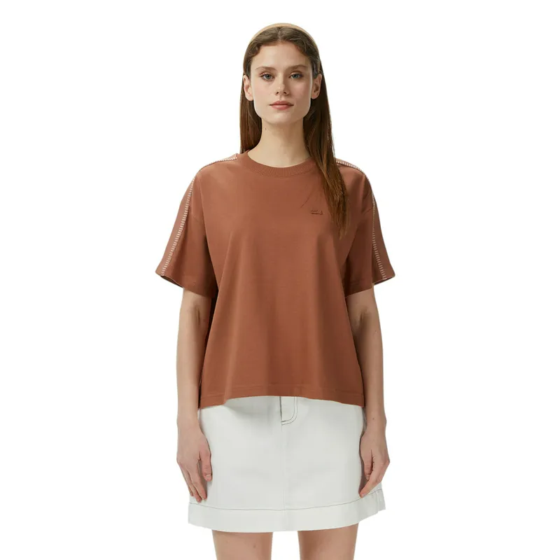 Футболка Lacoste, коричневый, арт. TF0602