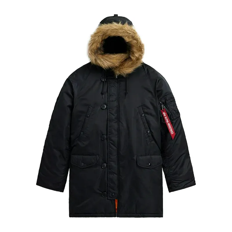 Парка Alpha Industries Slim Fit N3B, черный, арт. AIMJN31210C1