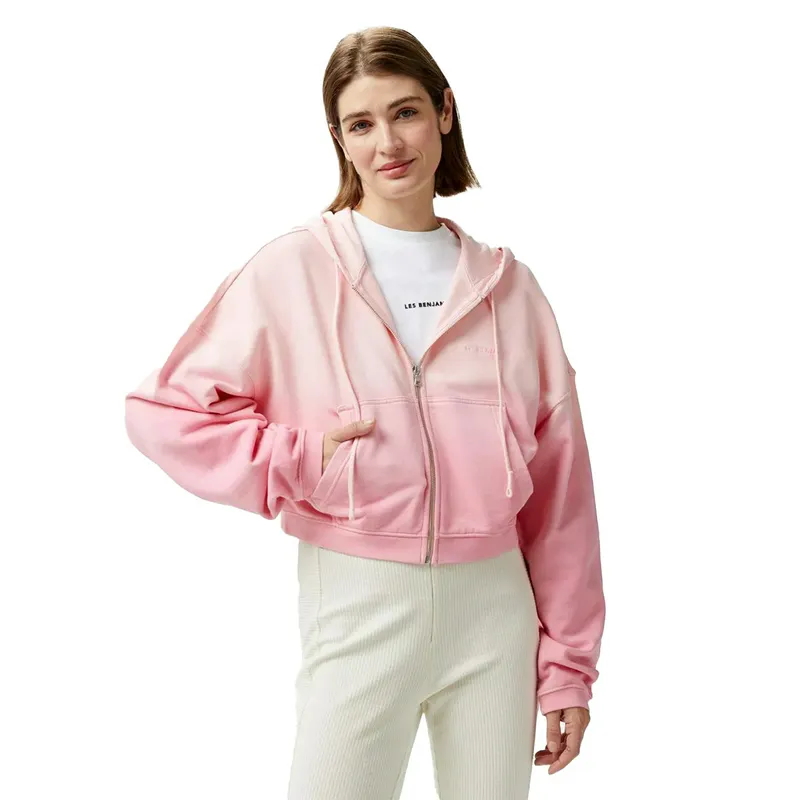 Толстовка Les Benjamins Zip Hoodie, розовый, арт. LB24FWESSFUZH