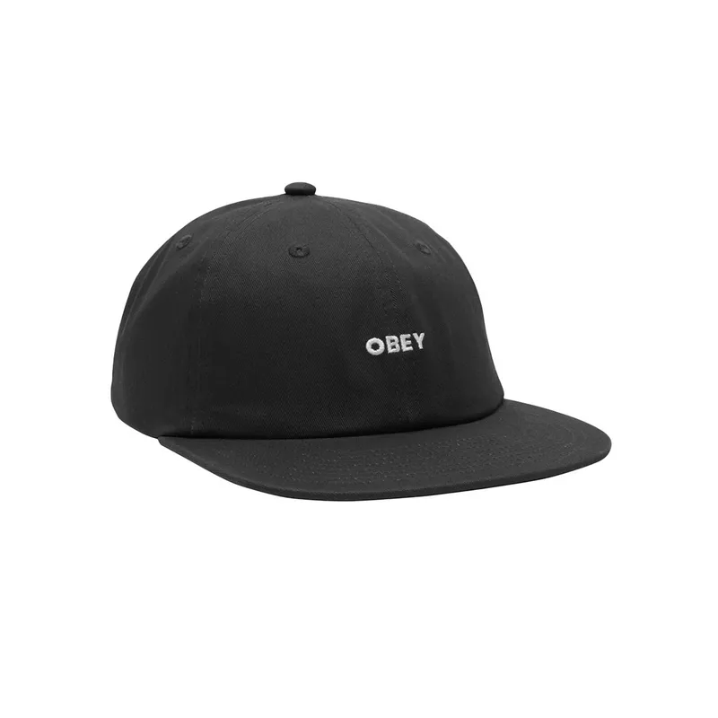 Кепка Obey Bold Twill 6 Panel Strapback, черный, арт. OB100580302
