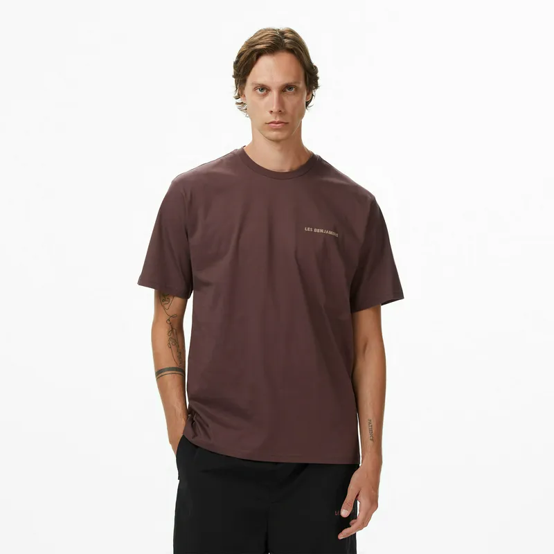 Футболка Les Benjamins Relaxed Tee 030, коричневый, арт. LB25FWTURMUTS