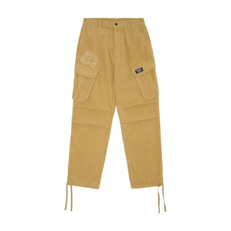 Брюки Karl Kani Retro Corduroy Cargo, коричневый, арт. KKKU2330051