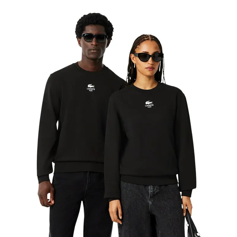 Толстовка Lacoste Soft branding, черный, арт. SH2736