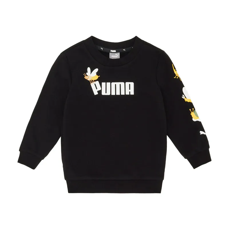Толстовка Puma Small World Crew, черный, арт. PM670131