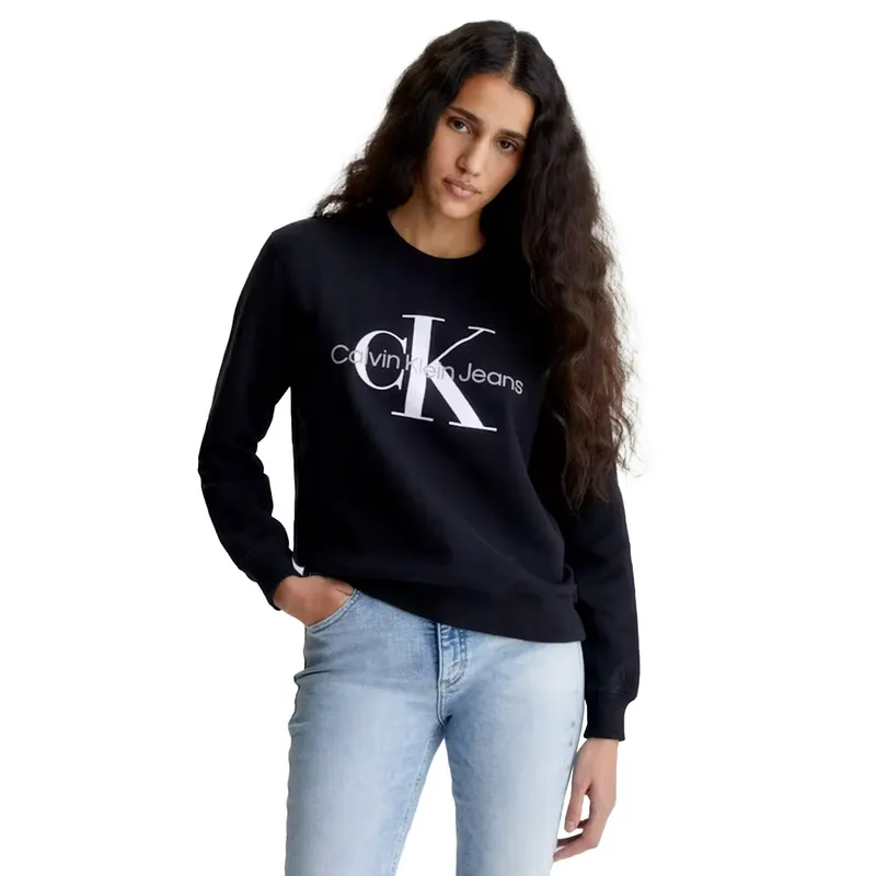 Толстовка Calvin Klein Monologo, черный, арт. CKJ20J219140