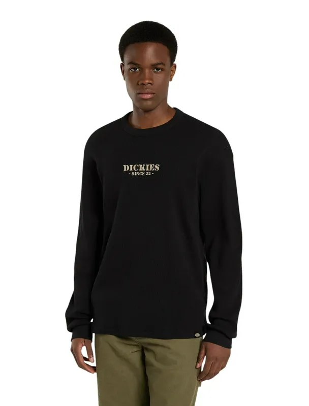 Лонгслив Dickies Waffle, черный, арт. DK0A87QW