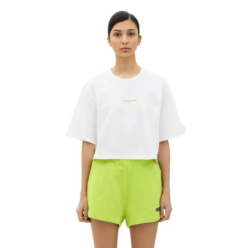Футболка Les Benjamins Crop Oversized Tee 022, белый, арт. LB24SSKISFUTS
