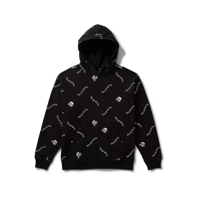 Толстовка Primitive Rogue Hood, черный, арт. PRPA124200