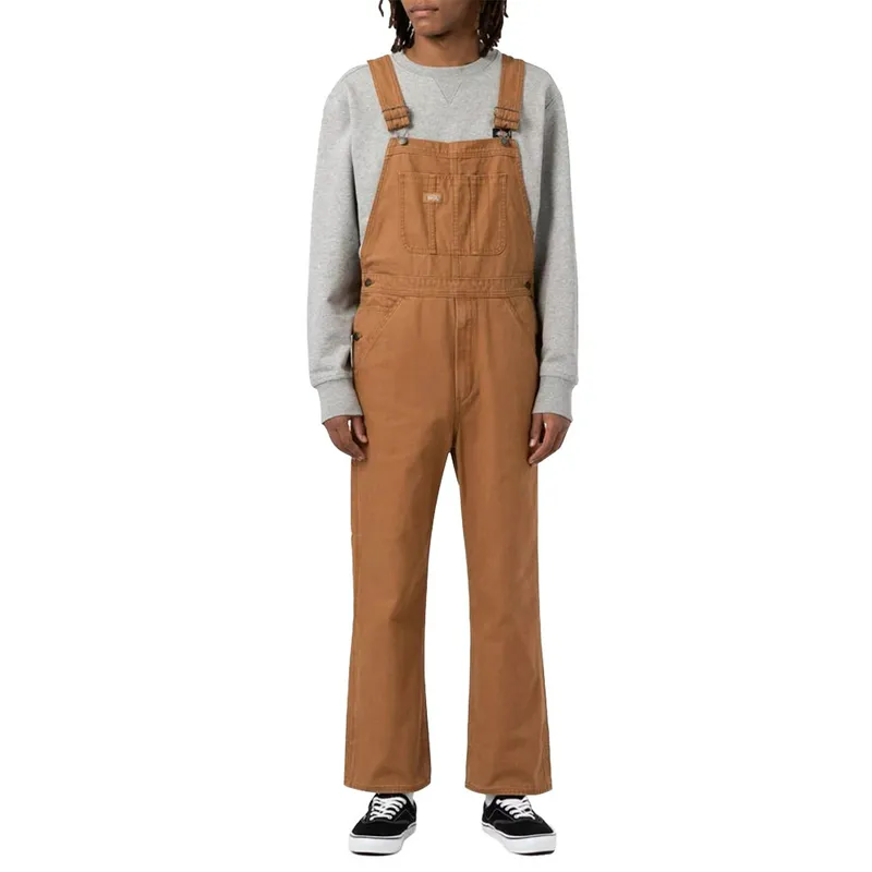 Комбинезон Dickies Duck Canvas Classic Bib, коричневый, арт. DK0A4XLX