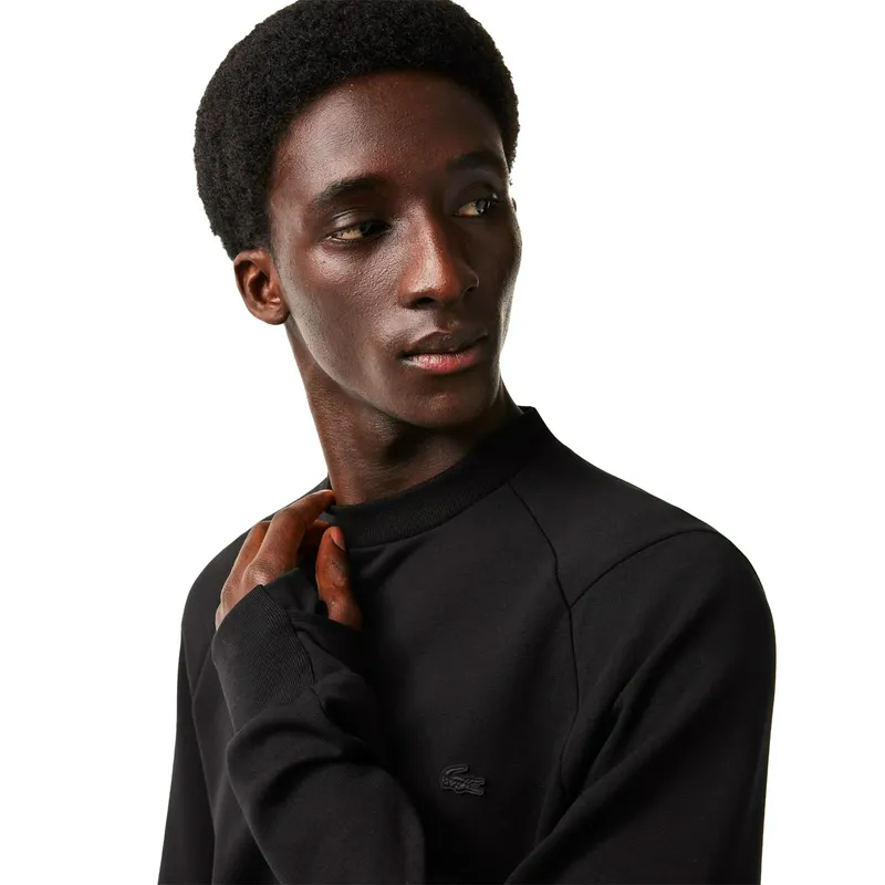 Толстовка Lacoste Crew Neck, черный, арт. SH2695