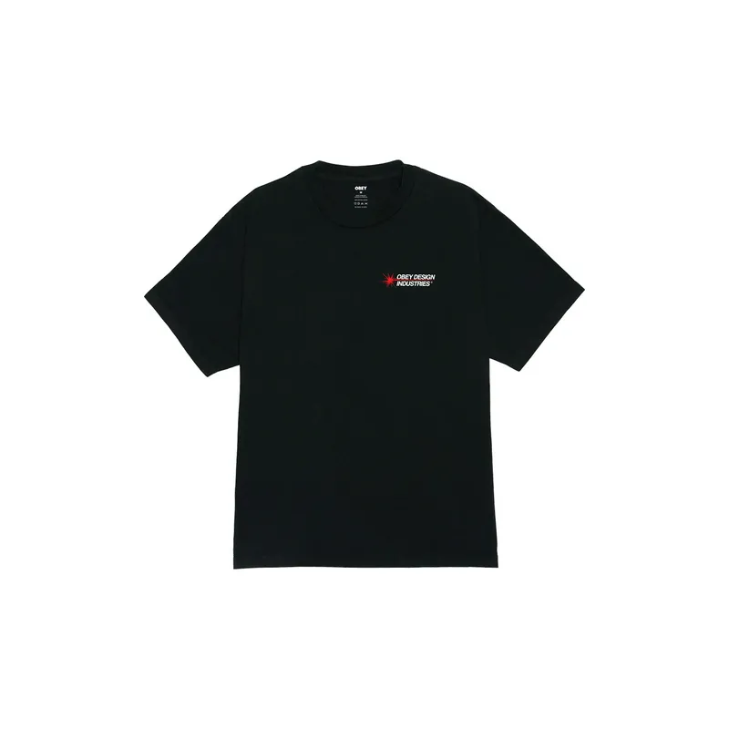 Футболка Obey Design Industries, черный, арт. OB167924101