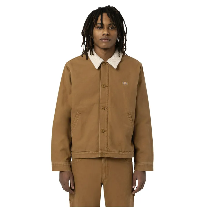 Куртка Dickies Duck Canvas Deck Jacket, коричневый, арт. DK0A4XFY