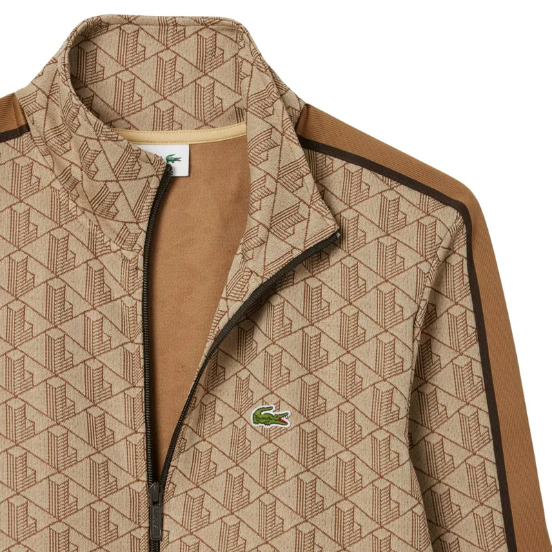 Толстовка Lacoste Zipped, коричневый, арт. SH1368
