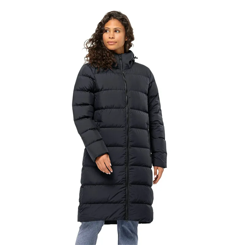 Пуховик Jack Wolfskin Frozen Palace Coat, черный, арт. JW1204133