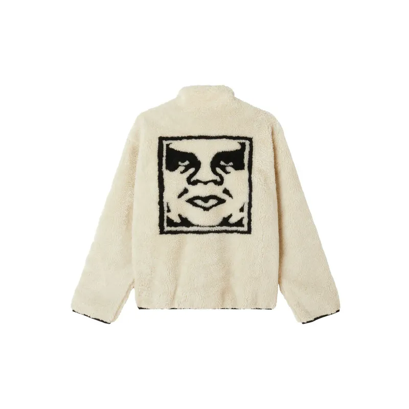 Куртка Obey Icon Face Sherpa, бежевый, арт. OB121800564