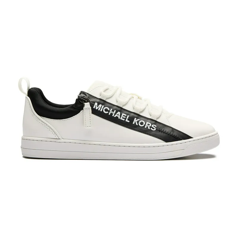 Кеды Michael Kors Keating Zip Lace Up, белый, арт. MK42T2KEFS5L