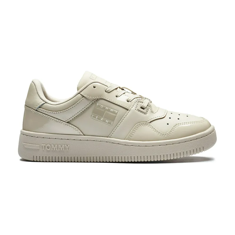 Кроссовки Tommy Jeans Gloss Leather, бежевый, арт. TMEN0EN02206