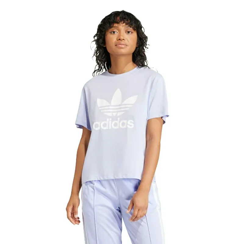 Футболка Adidas Trefoil Boxy Tee, фиолетовый, арт. ADIN8439