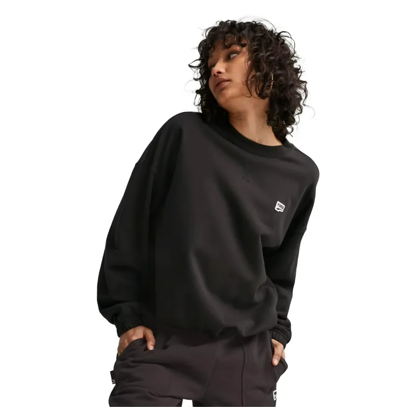 Толстовка Puma Downtown оверсайз, черный, арт. PM621455